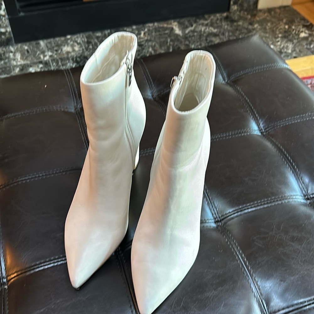 Marc Fisher White Boots